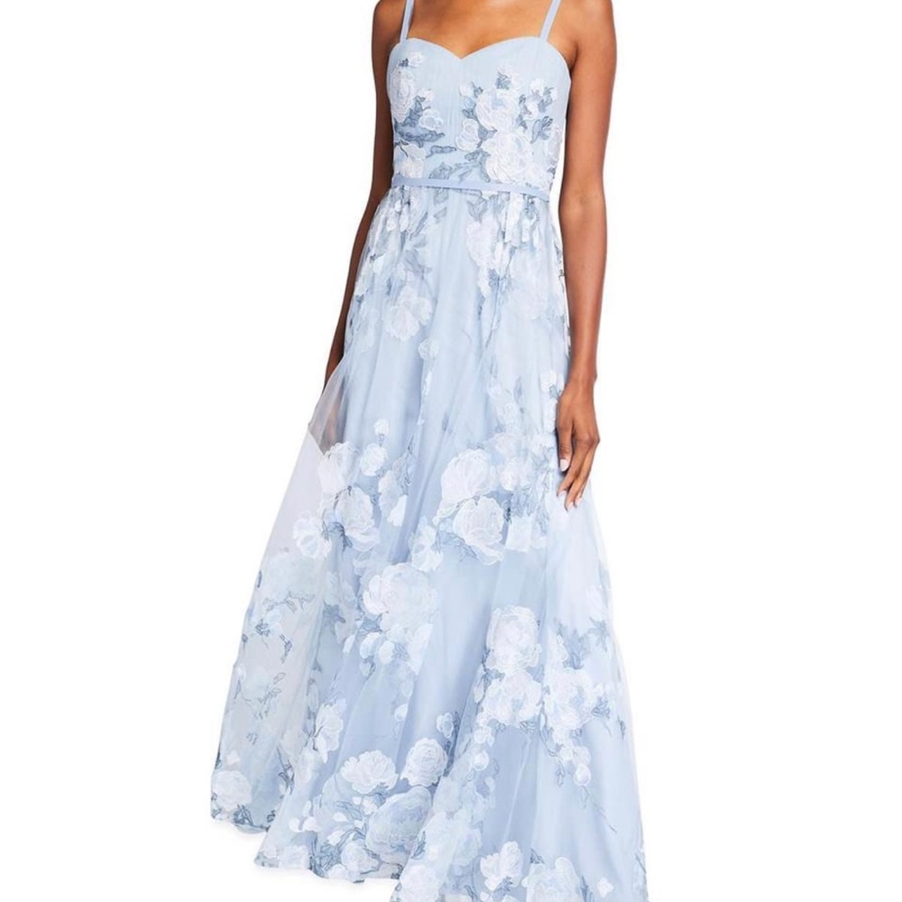 Marchessa Notte Sky Blue Romantic Gown Size 14